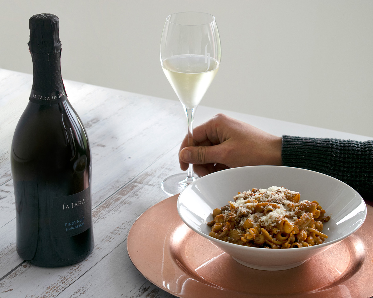 abbinamento pasta e fagioli e vino bianco